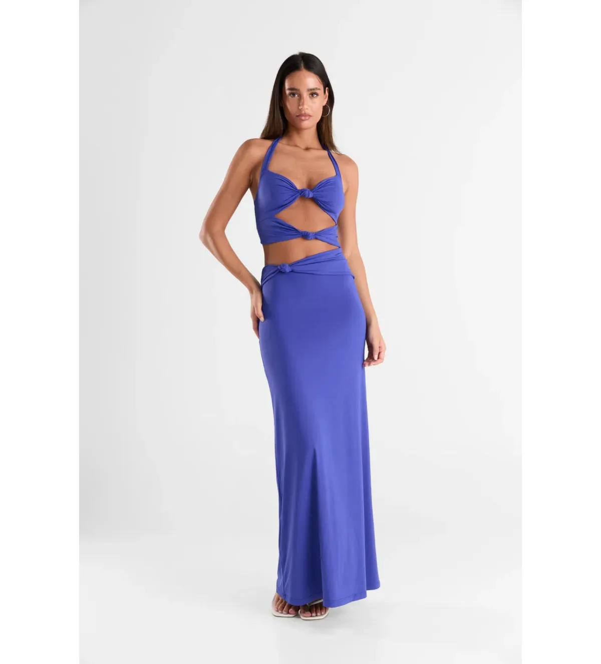 Sasha Therese Oralia Maxi Dress Cobalt Size M/AU 10 - Image 1