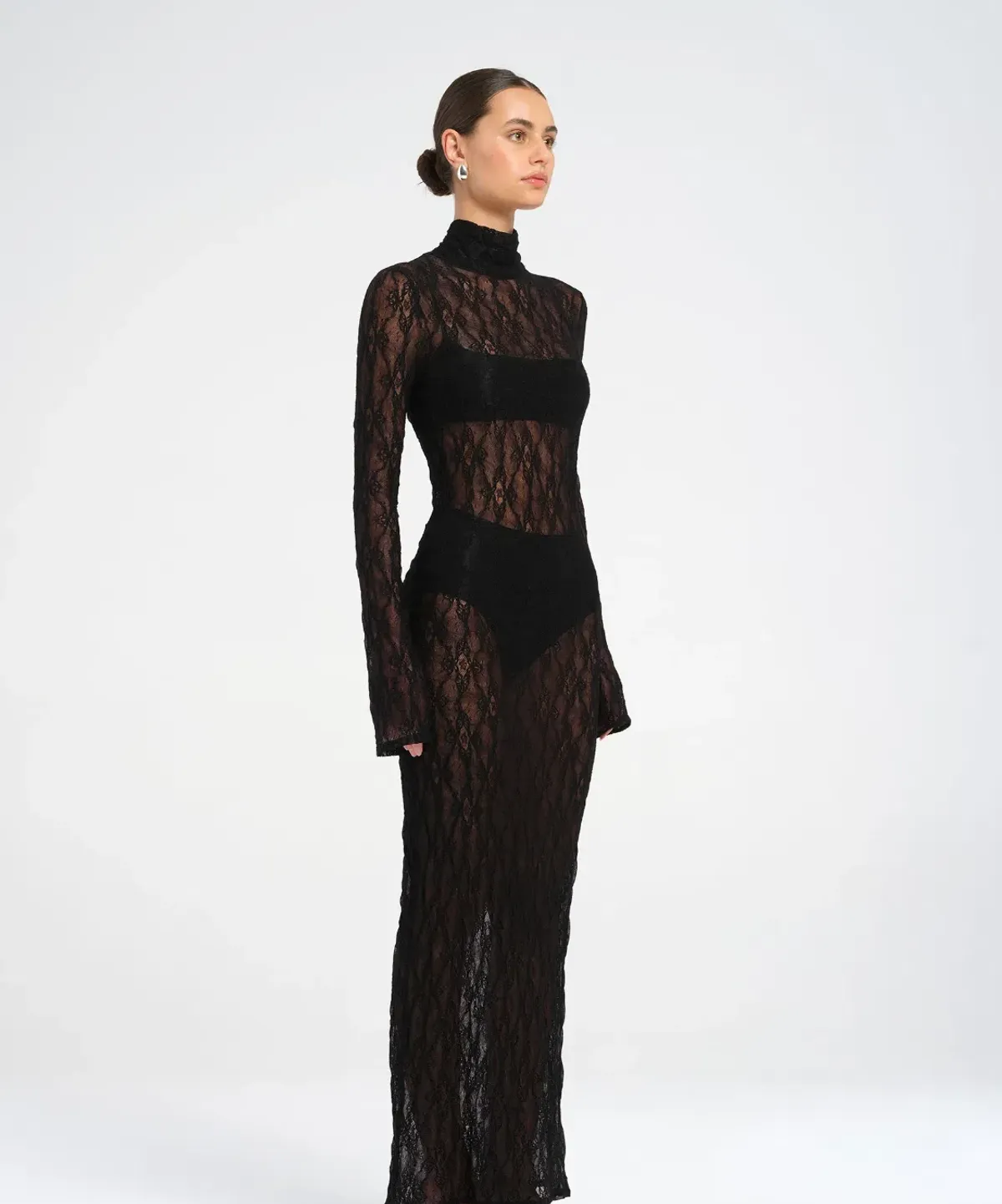 BENNI Dante Maxi Dress Black Size 8 - Image 2