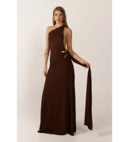Ance Gria Gaia Gown Brown Size M AU 10 for rent on The Volte - image 1