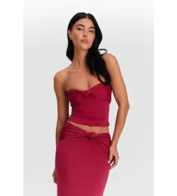 Sasha Therese Naya Top and Mila Maxi Skirt Set Cherry Red Size S AU 8 for rent on The Volte - image 4