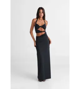 Sasha Therese Oralia Dress Black Size XS AU 6 for rent on The Volte - image 1