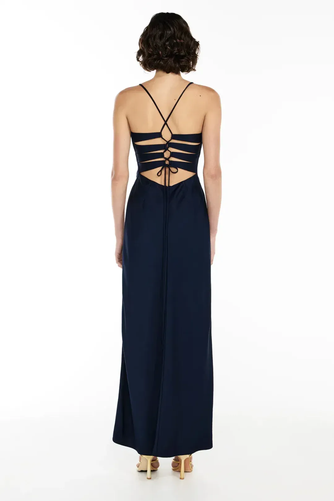 Manning Cartell Navy Time To Shine Slip Dress Size 8 for rent on The Volte - main image