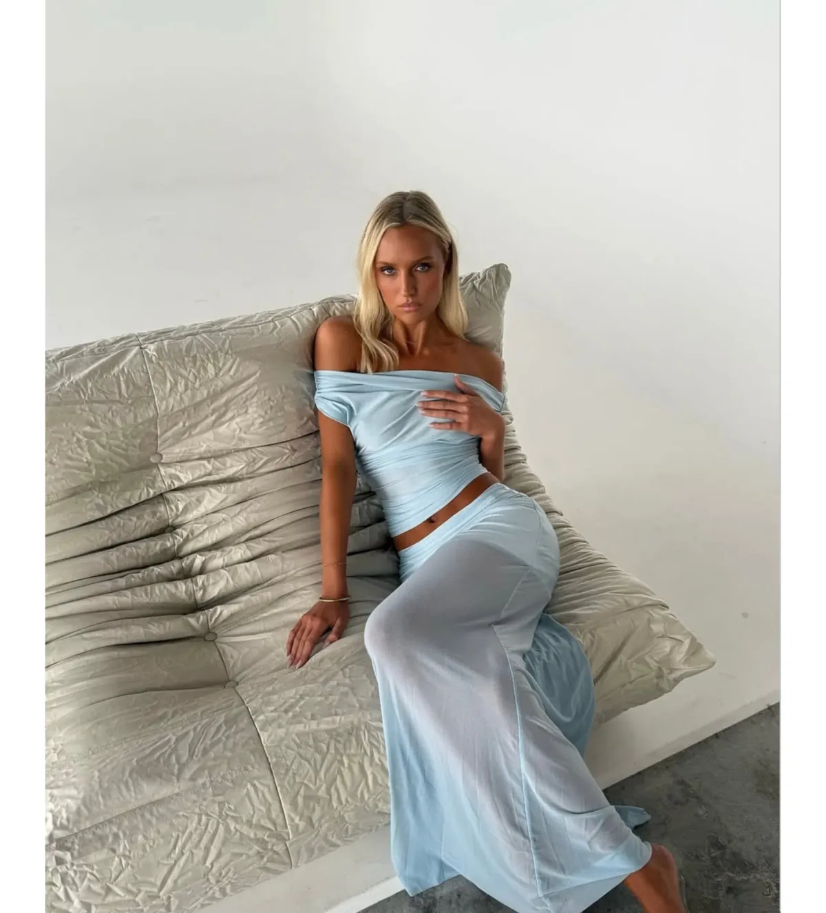 Ance Gria Grace Set Blue Size M Au 10 - Image 2