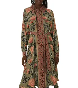 Farm Rio Arabesque Midi Dress Floral Green Size 18/L for rent on The Volte - image 3