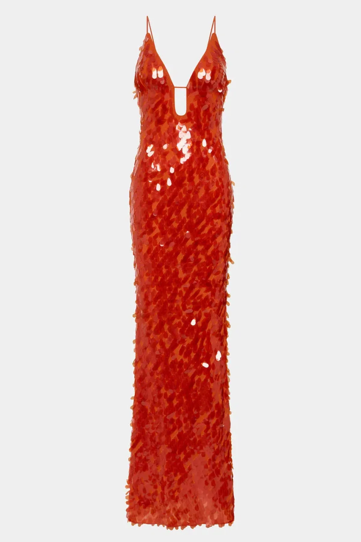 Misha Sapphire Sequin Maxi Dress In Red Size XS AU 6 - Image 2