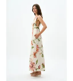 Roame Isolde Maxi Dress Raphia Bloom One Size for rent on The Volte - image 3