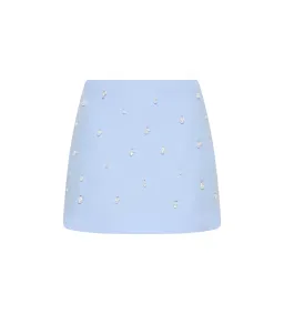 Aje Akoya Crop Top Size AU 4 and Mini Skirt Size AU 6 Set Cornflower Blue for rent on The Volte - image 6