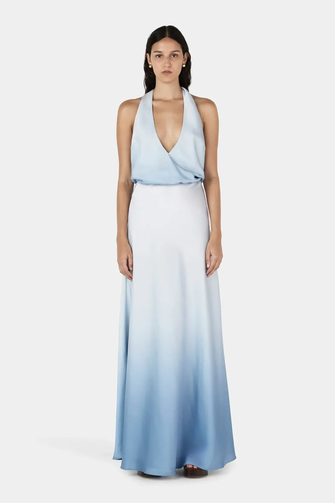 Hansen and Gretel Harper Halter Top Ocean Spray Size AU 12 for rent on The Volte - main image