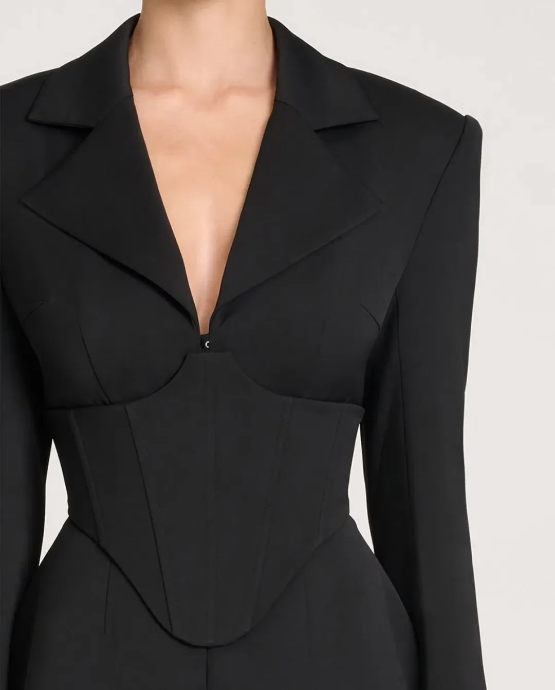 Eliya The Label Danni Blazer Mini Dress Black Size M AU 10 for rent on The Volte - main image