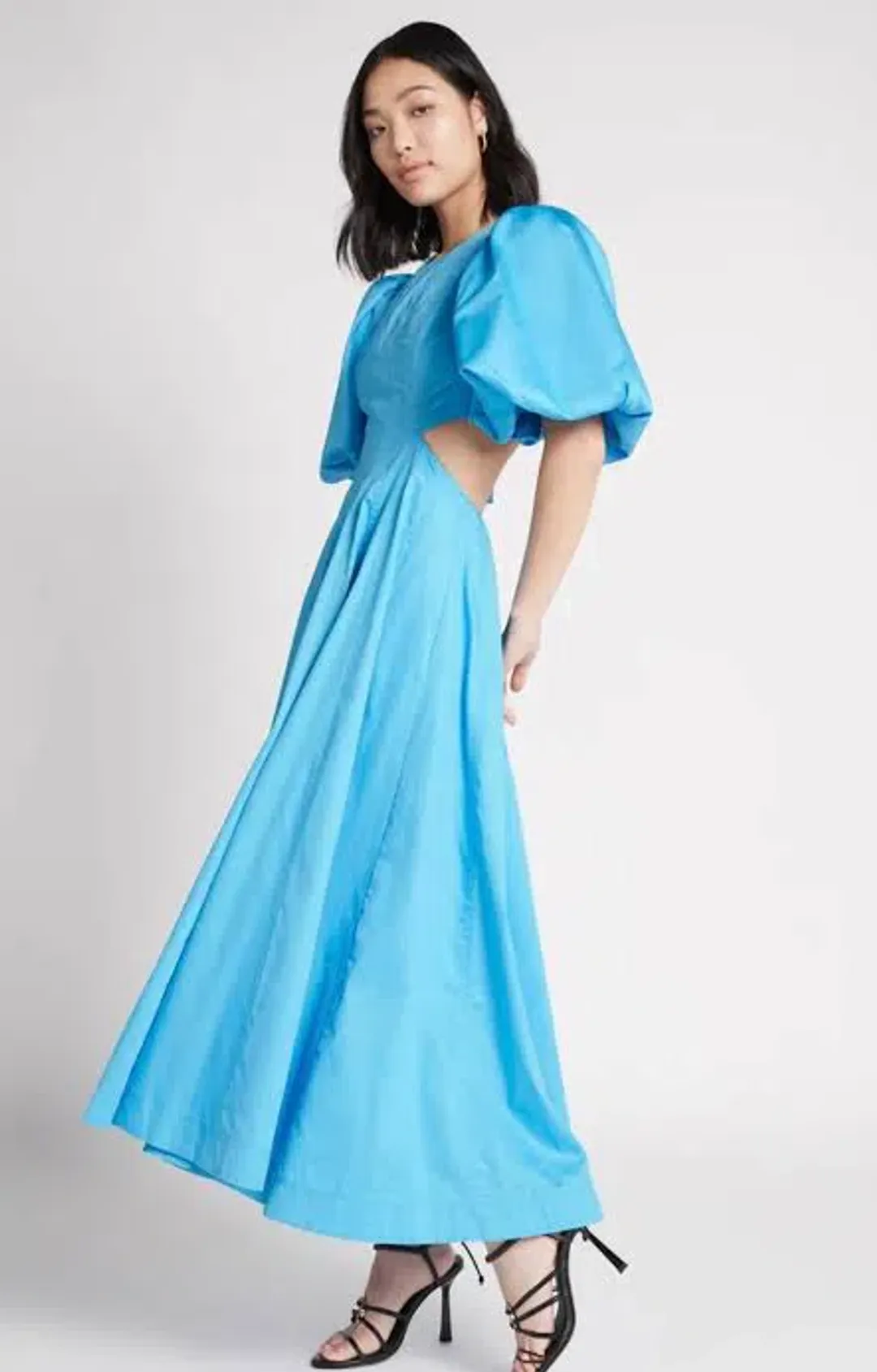 Aje Fallingwater Cut Out Midi Dress Size 14 for rent on The Volte - main image