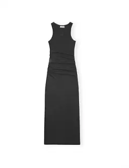 Ganni Soft Cotton Rib Tank Top Maxi Dress Size 8/S for rent on The Volte - image 6