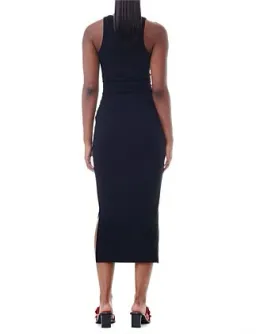 Ganni Soft Cotton Rib Tank Top Maxi Dress Size 8/S for rent on The Volte - image 4