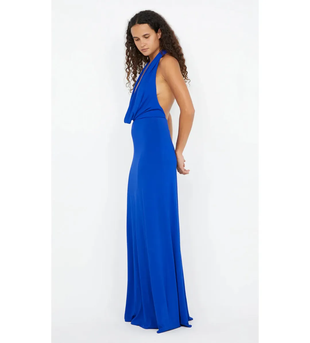 Bec Bridge Ultramarine Nessie Maxi Dress In Blue Size AU 12 for rent on The Volte - main image