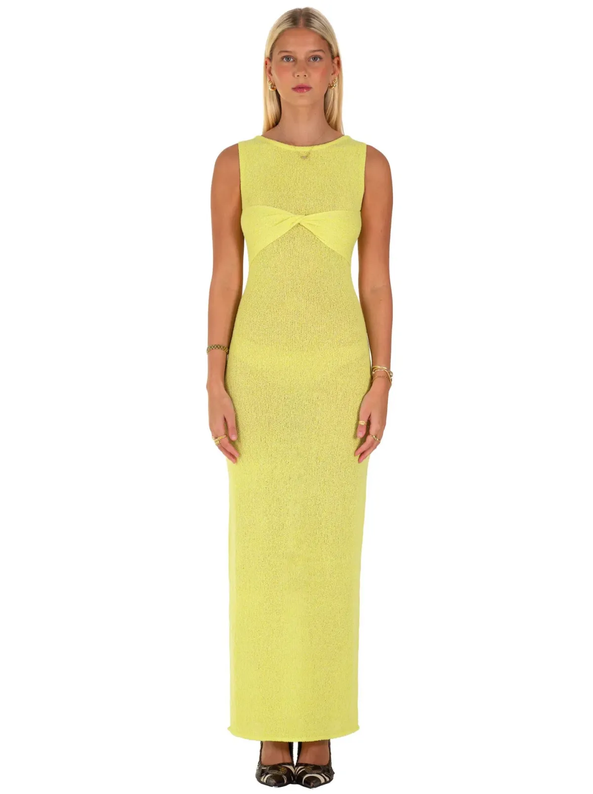 I am Delilah Giselle Maxi Dress in Lemon Size 6 - Image 1