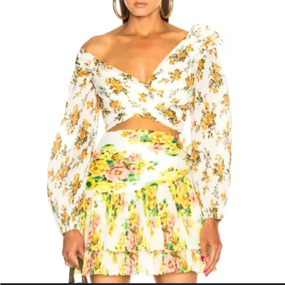 Zimmermann Golden Surfer mismatched set for rent on The Volte - main image