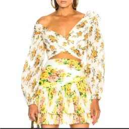 Zimmermann Golden Surfer mismatched set for rent on The Volte - image 1