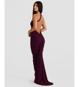 Melani The Label Maia Gown Mulberry Size M AU 10 for rent on The Volte - image 8
