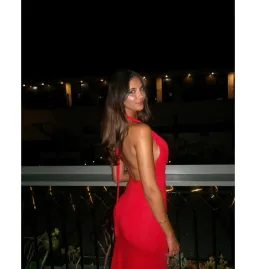 Saboa Studios Gisele Maxi Dress Watermelon Size S AU 8 for rent on The Volte - image 4