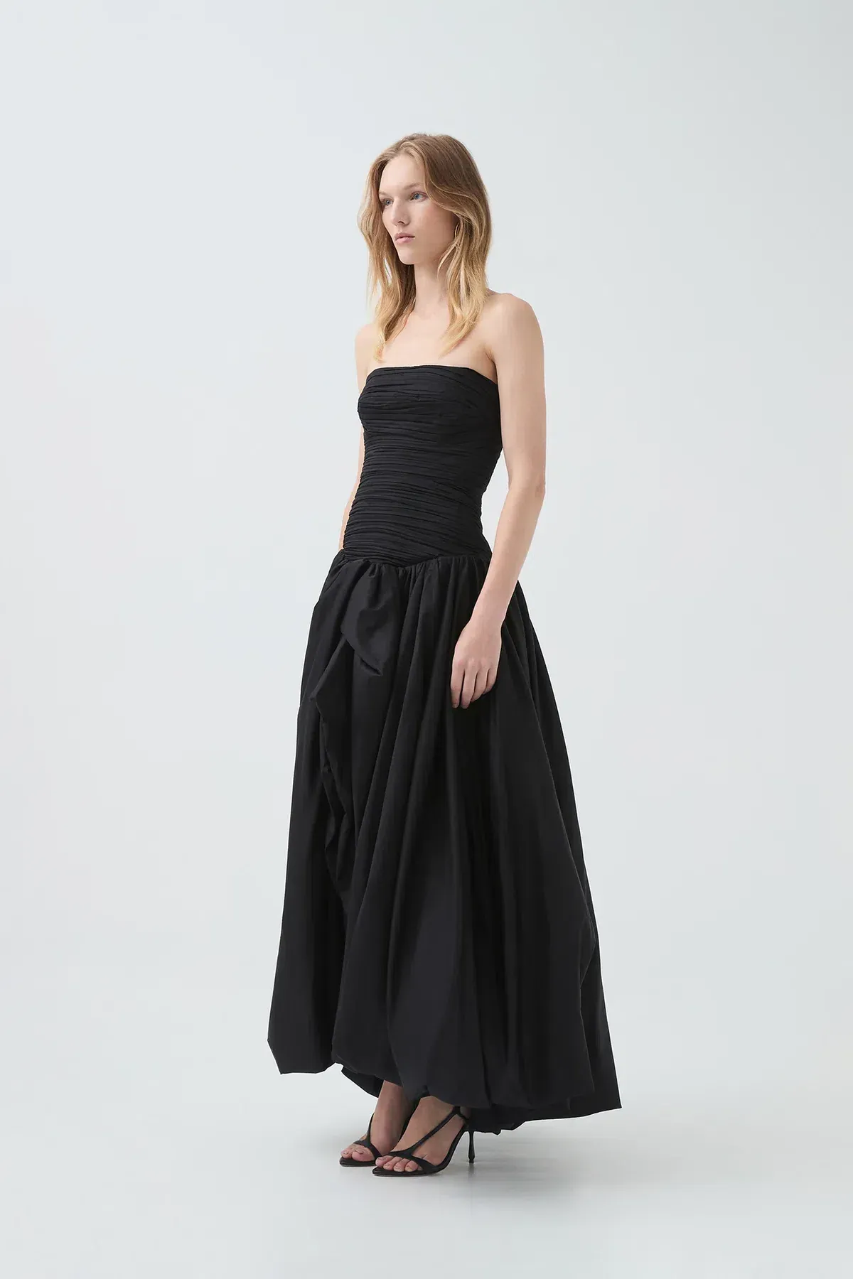 Aje Violette Bubble Hem Maxi Black Size 8 - Image 2