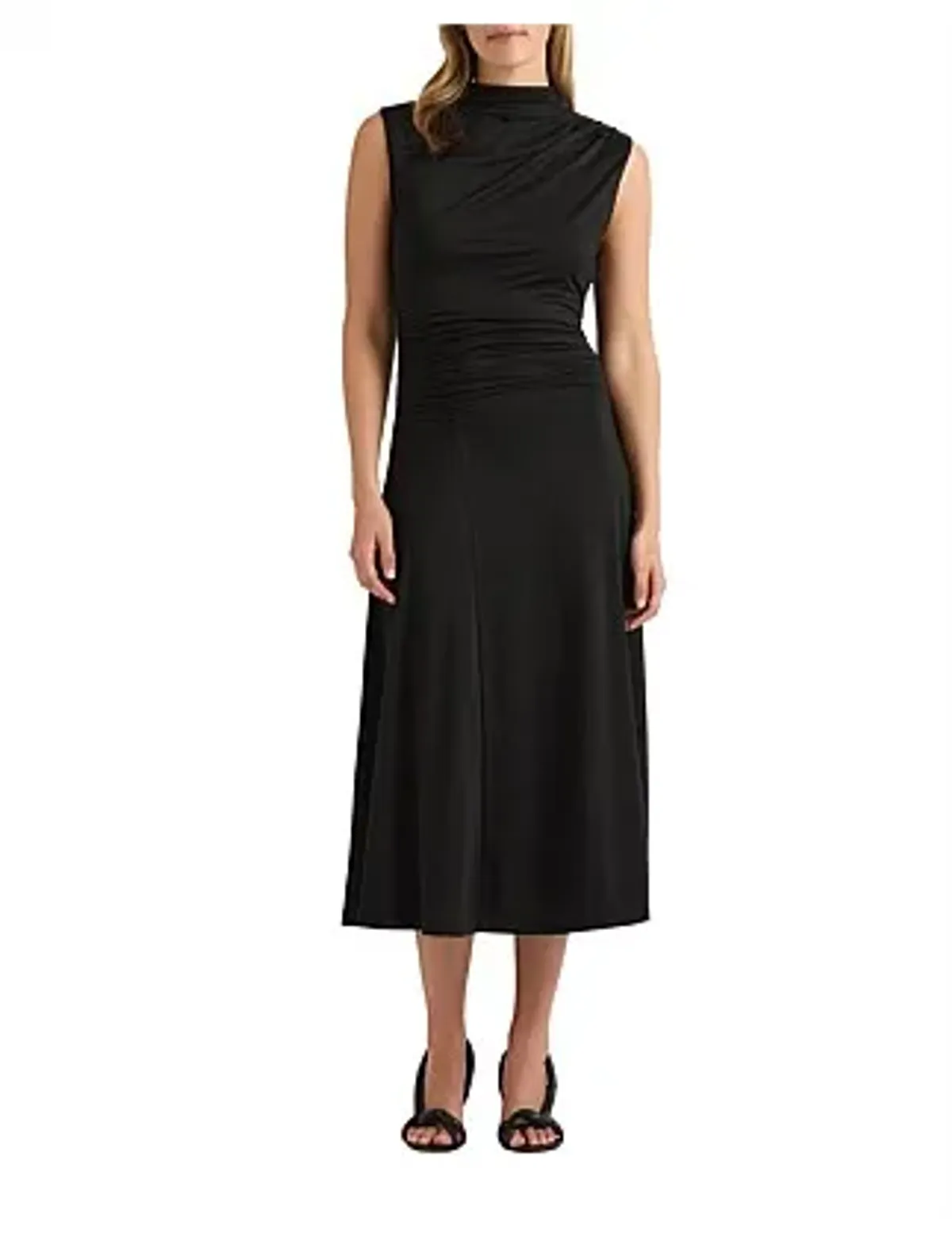 David Lawrence Copelyn Sparkle Jersey Dress Black Size 8/XS - Image 1