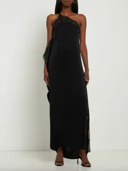 JW Anderson One Soulder Lace Maxi Dress Size AU 8 for rent on The Volte - image 1