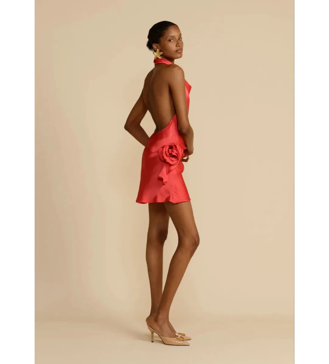 Arcina Ori Rosa Mini Dress in Pink Size XS AU 6 for rent on The Volte - main image