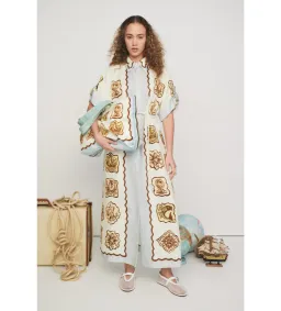 Alemais Relic Shirtdress Maxi Dress Multi Size 10 for rent on The Volte - image 1