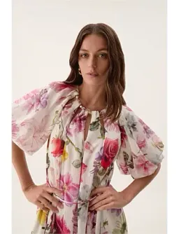 Aje Fleur Midi Dress Size 8/S for rent on The Volte - image 5