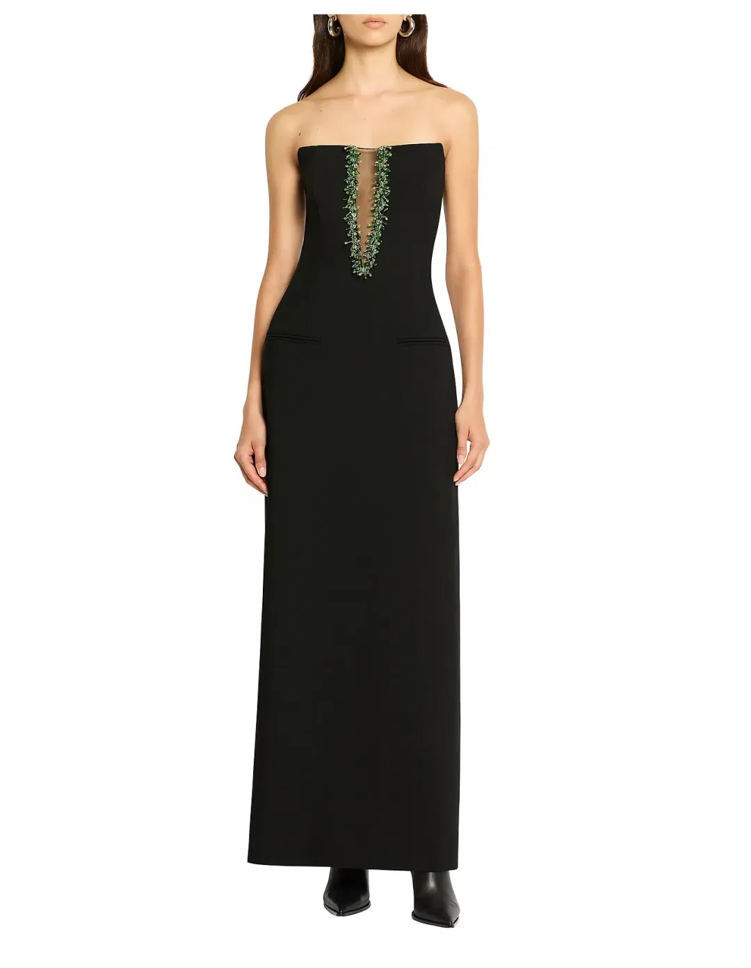 Sass and Bide Hanging Garden Maxi Dress Black Size 10 for rent on The Volte - main image