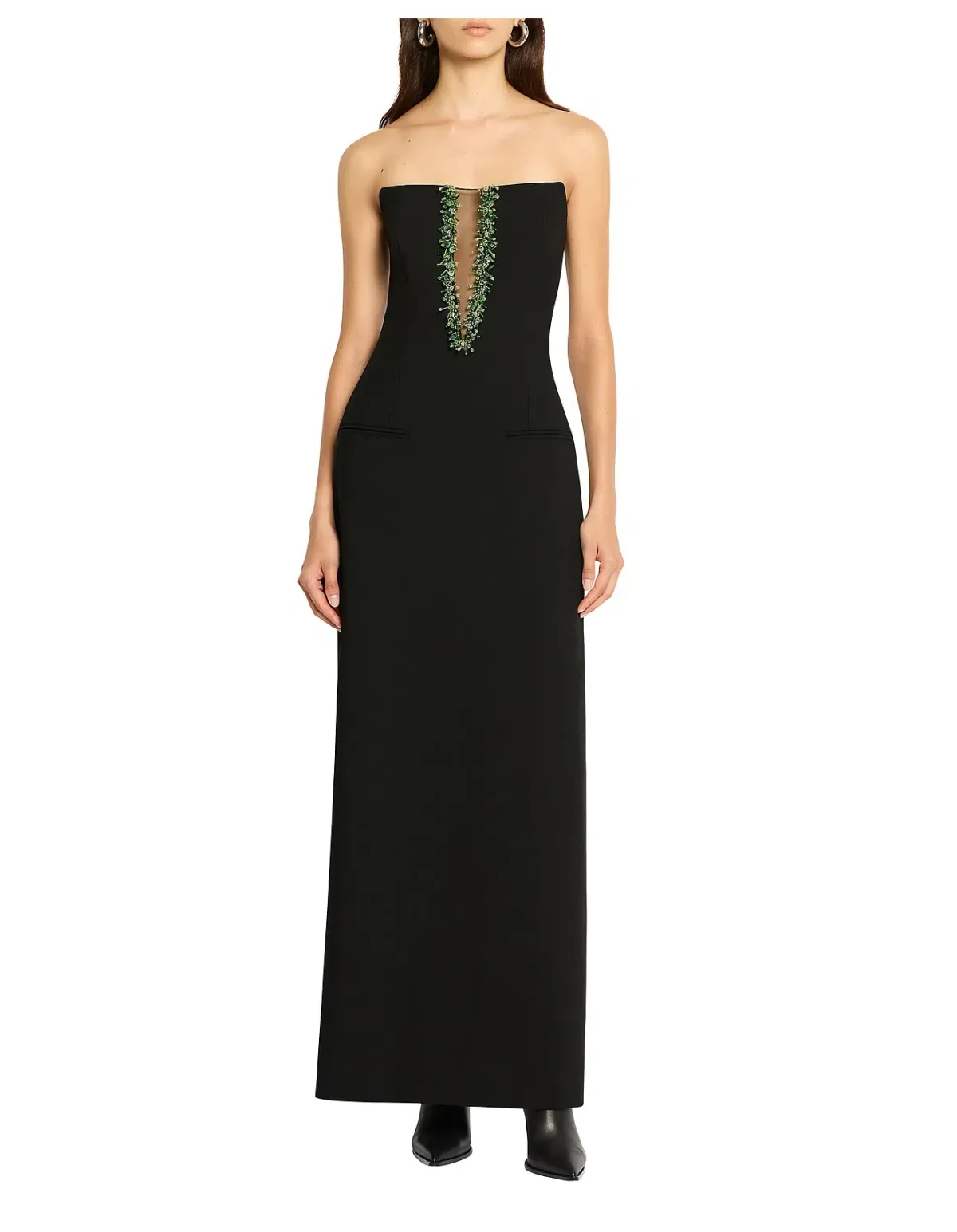 Sass and Bide Hanging Garden Maxi Dress Black Size 10 for rent on The Volte - main image
