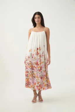 AJE Boeri Border Floral Print Midi Dress Size 8 for rent on The Volte - image 1