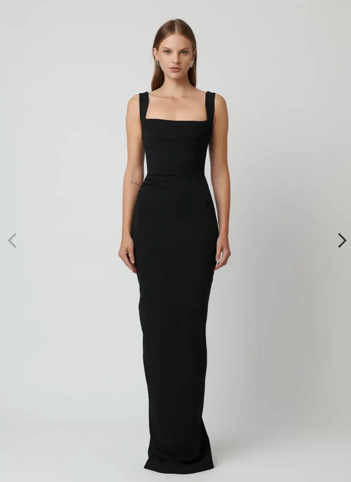 Effie Kats Marbella Gown Maxi in Black Size AU 10 - Image 1