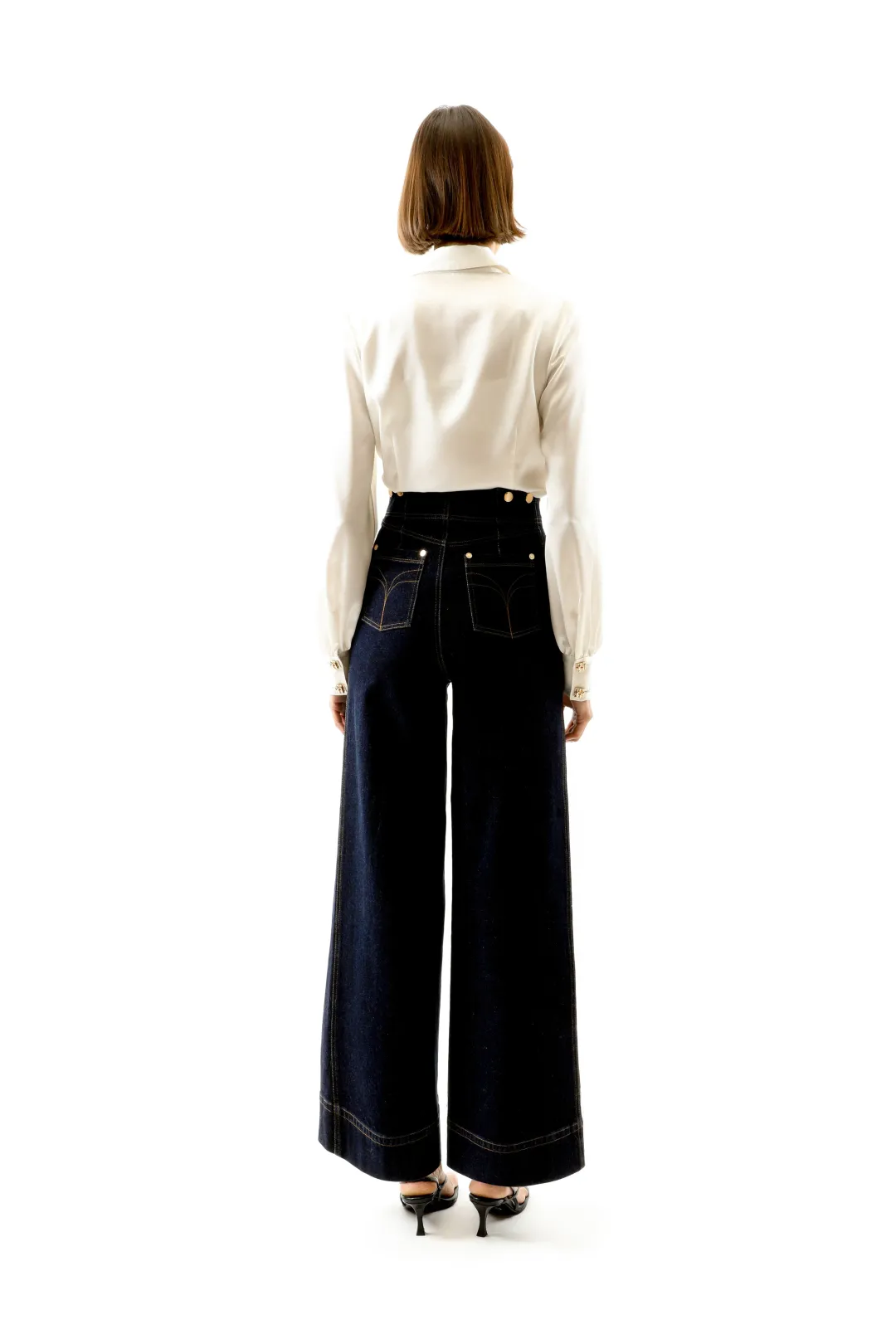 ALICE By Alice McCall Maverick Jumpsuit Indigo Size AU 14 for rent on The Volte - main image