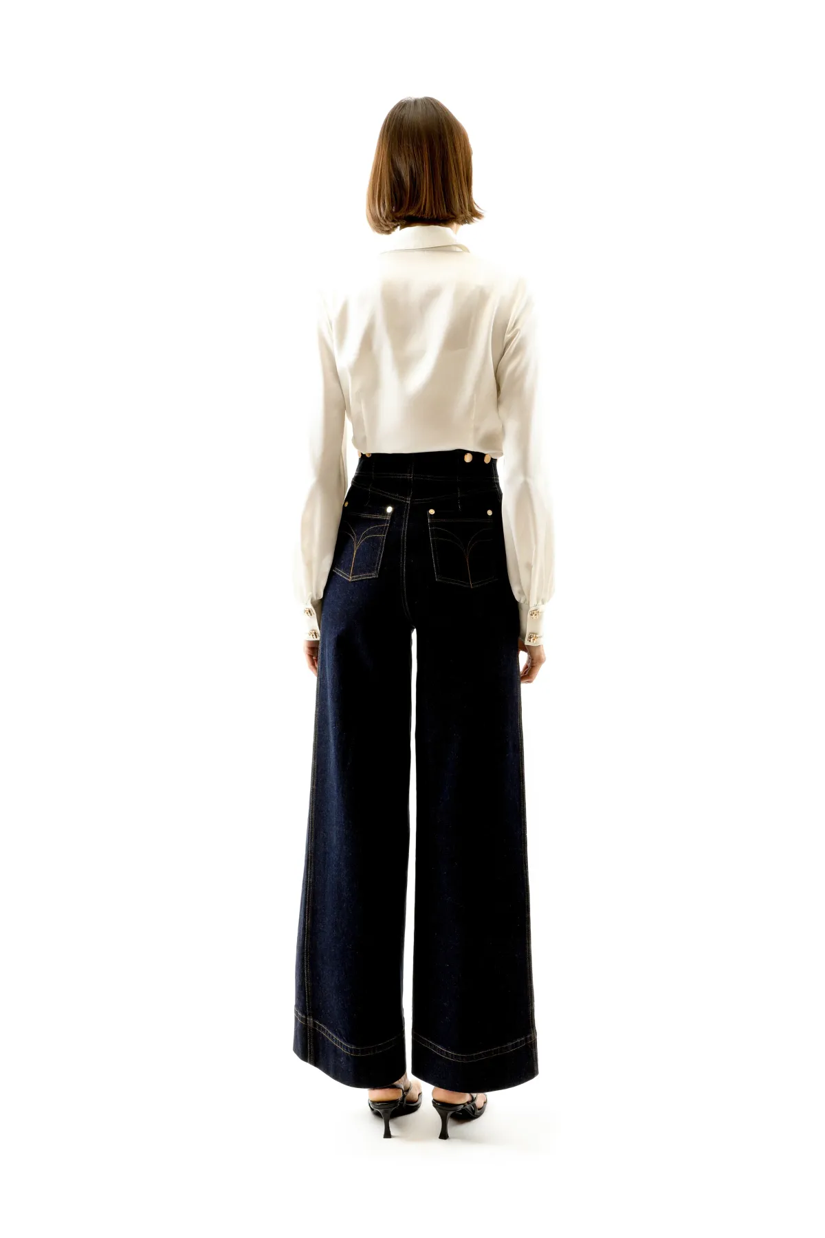 ALICE By Alice McCall Maverick Jumpsuit Indigo Size AU 14 - Image 5