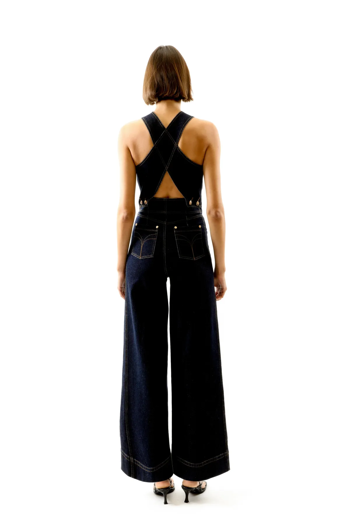 ALICE By Alice McCall Maverick Jumpsuit Indigo Size AU 14 - Image 3