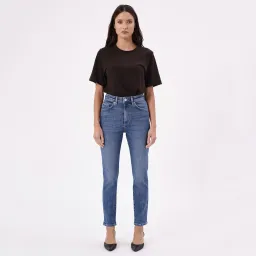 Neuw Denim Lola Mom Iris Jeans Indigo Size 8/S for rent on The Volte - image 1