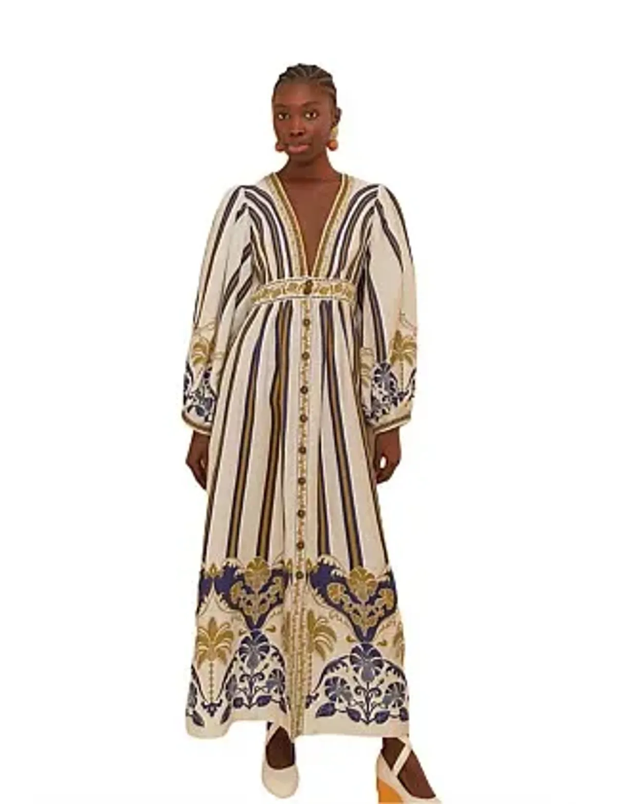 Farm Rio Pineapple Deco Maxi Dress Size 18/L - Image 1