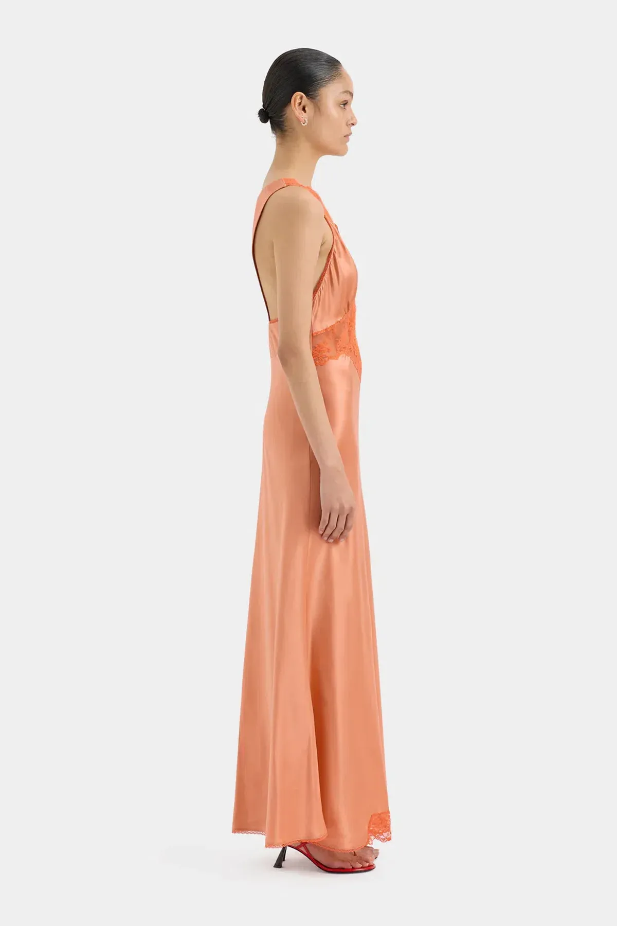Sir The label Aries Cut Out Gown Peach Size AU 12 - Image 2