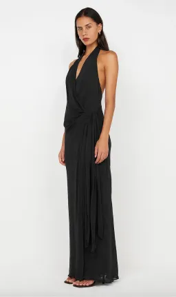 Bec Bridge Soneva Wrap Dress Black Size 8 for rent on The Volte - image 3