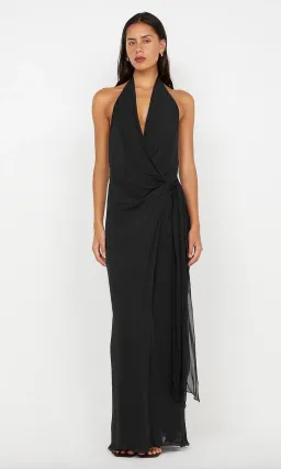 Bec Bridge Soneva Wrap Dress Black Size 8 for rent on The Volte - image 6