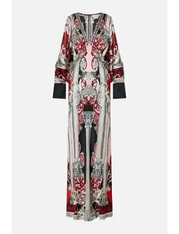 Camilla Plunge Neck Draped Shoulder Dress Size 16/XL for rent on The Volte - image 10