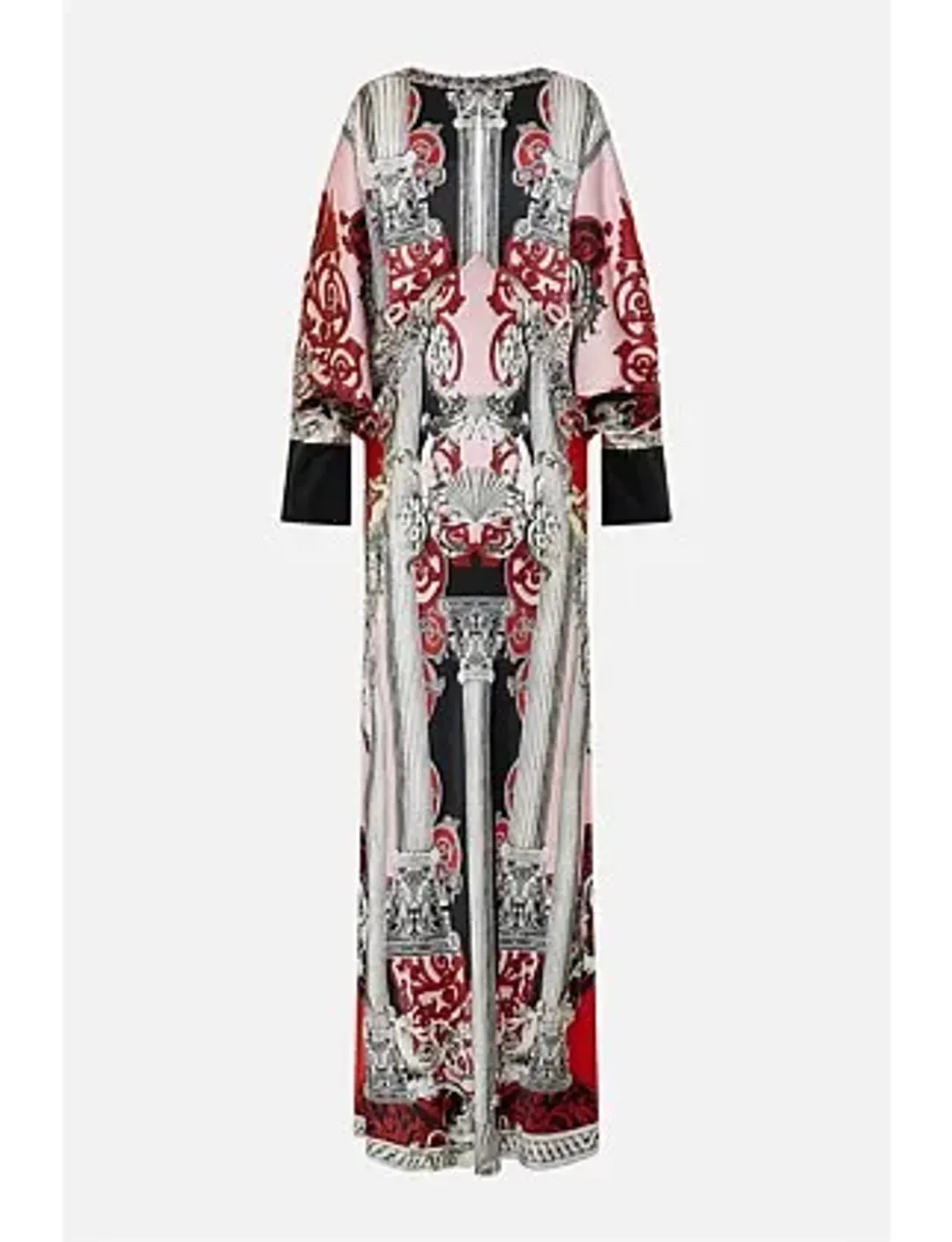 Camilla Plunge Neck Draped Shoulder Dress Size 16/XL for rent on The Volte - main image