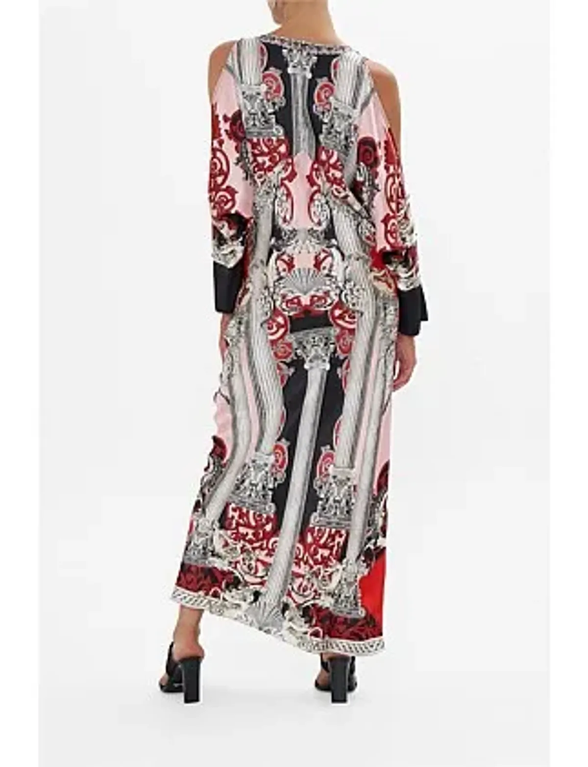 Camilla Plunge Neck Draped Shoulder Dress Size 16/XL - Image 14