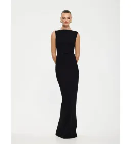 Effie Kats Verona Gown in Black Size AU8 for rent on The Volte - image 1