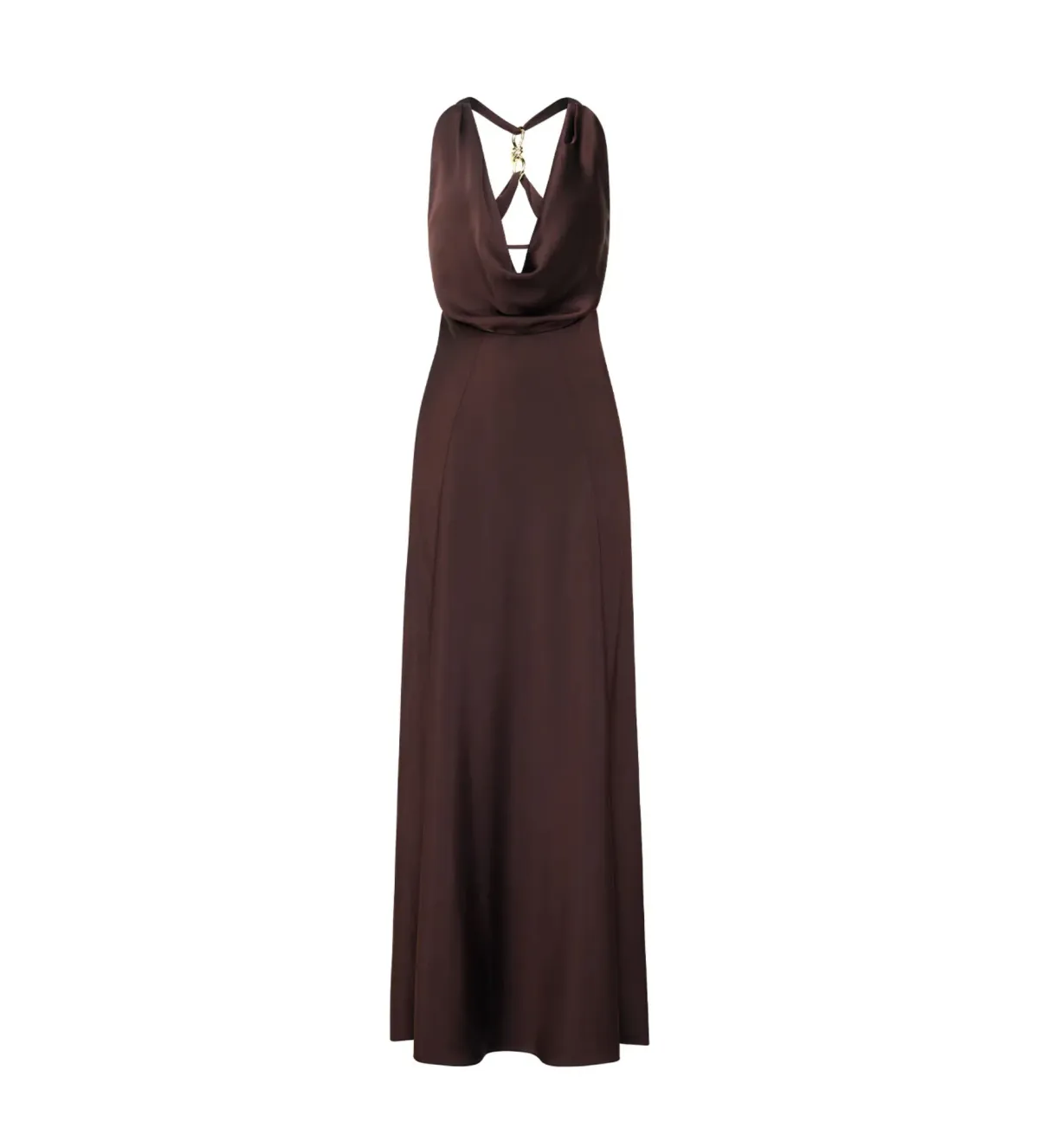 Manning Cartell Charmed Cowl Slip Dress In Dark Chocolate Size AU 8 - Image 7