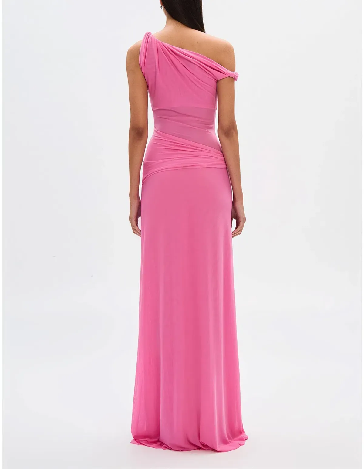Misha Sisal Mesh Maxi Dress Orchid Pink Size 8 - Image 4