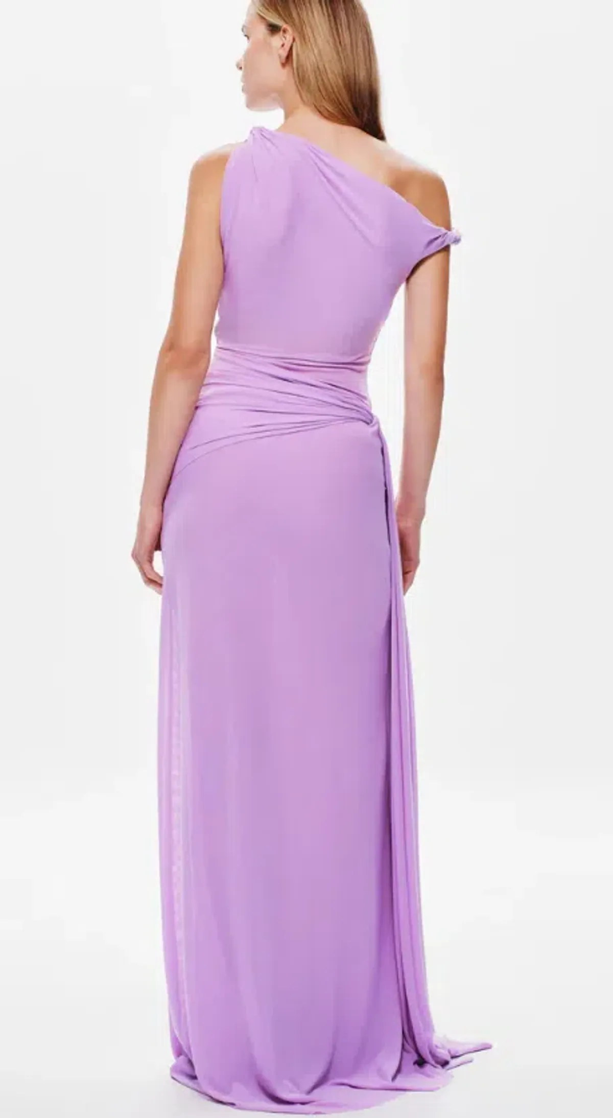 MISHA Sisal Mesh Dress Maxi Dress Lilac Size 10 - Image 3