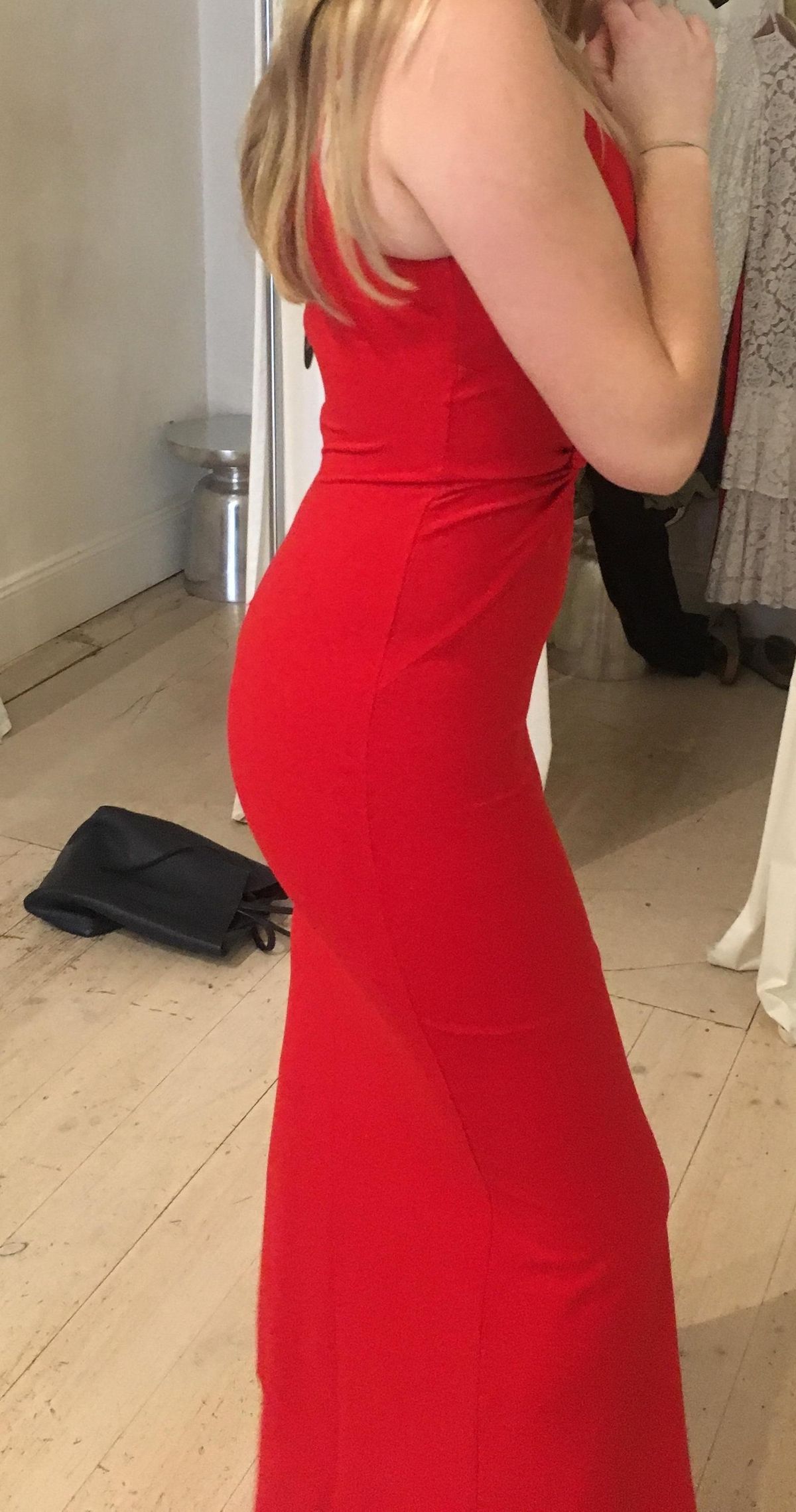 Red Dress Nookie Lust one shoulder gown red size 8 - Image 3