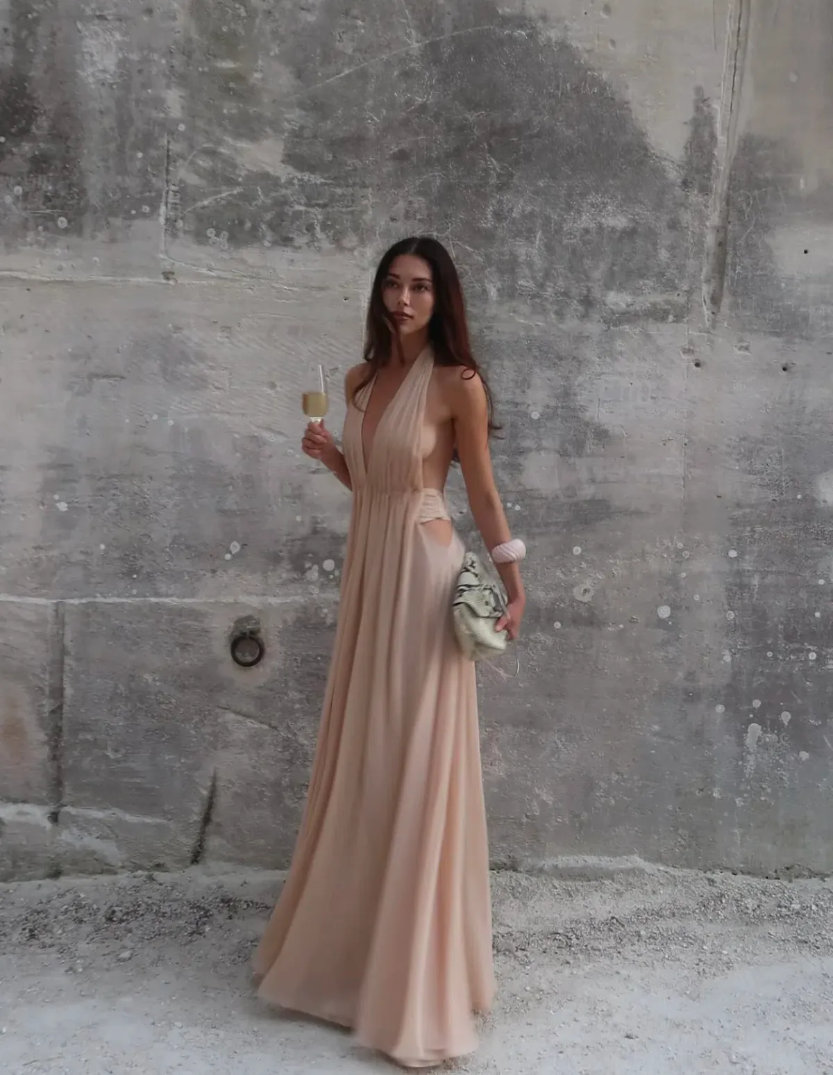 Arcina Ori Florence Maxi Dress Stone Size XS / AU 6 - Image 5