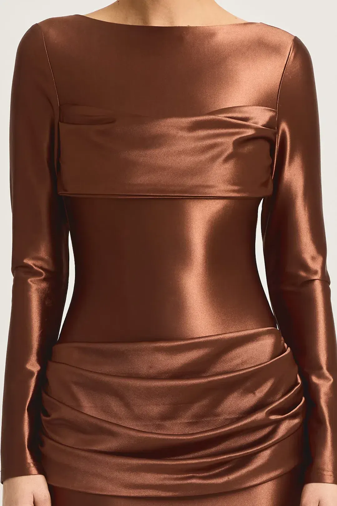 Tojha Hadleigh Maxi Dress Brown Size 10 for rent on The Volte - main image